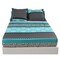 American Home Collection Patchwork Bedding Sheets & Pillowcases Set Brushed Microfiber Wrinkle Free Sheet Set